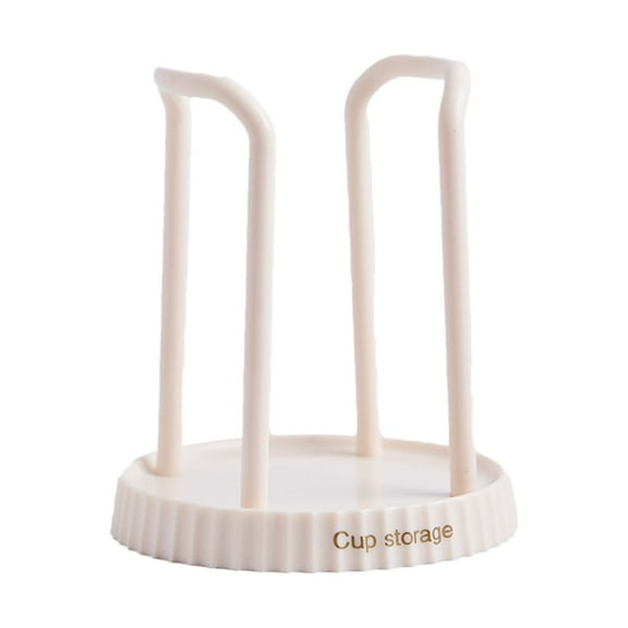 Hecteas Rack - Storage Rack - Disposable Cup Dispenser Home Coffee Cup Holder Cup Storage Rack(1X Disposable Cup Organizer - White)