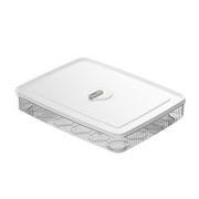 Zumic Egg Cartons, Stackable Egg Tray with Lid