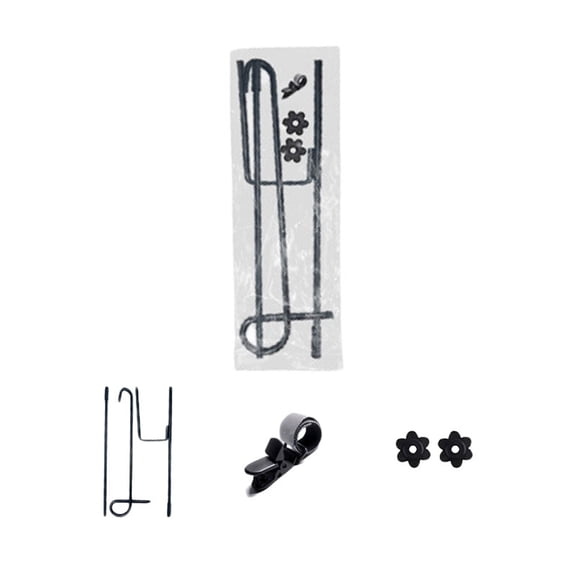 Rack Storage Stand for Outdoor Yard Flagpole Display – 30x45cm Garden Pole Metal Stand for Flagpole and Courtyard