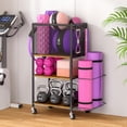 Weight Racks With Storage Rack, Yoga Mat Storage Holder, Home Gym Storage Rack, Workout Equipment ...