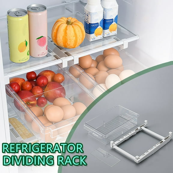 Rack,for Fresh Refrigerator Storage Box Transparent Organiser Kitchen-Storage Tools & Home Improvement