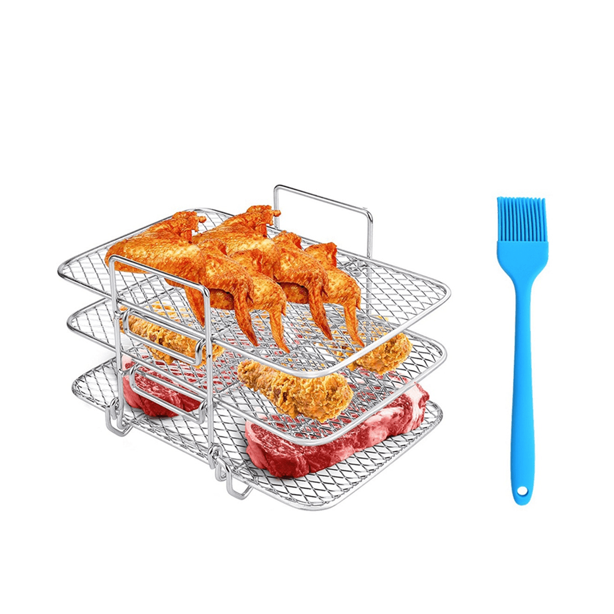 Rack for Ninja Dual 304 Stainless Steel MultiLayer Dehydrator Rack
