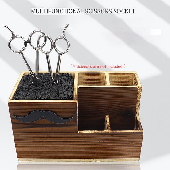 Rack for Pet Grooming Hair Cutting Organizer Brushes Salon Tool
