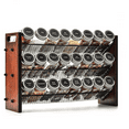 thumbnail image 1 of Rack,  without Seasoning Jars, Wooden  , Rustic 3 Tier Kitchen  Rack Shelf for Cabinet, Countertop or Wall Mount, 1 of 6