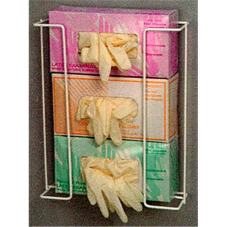 horizon 4063 space-saver exam glove dispenser, 11-1/4" width x 14" height x 4" depth, holds 3 boxes