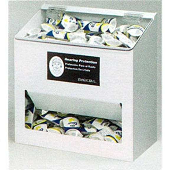 RackEm Racks  300-Pair Foam Ear Plug Dispenser - Clear Lid