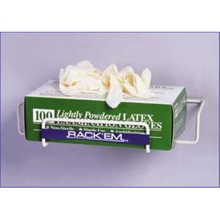 RackEm Racks 4007 2.75 in. H Top Exam Glove Dispenser Rack