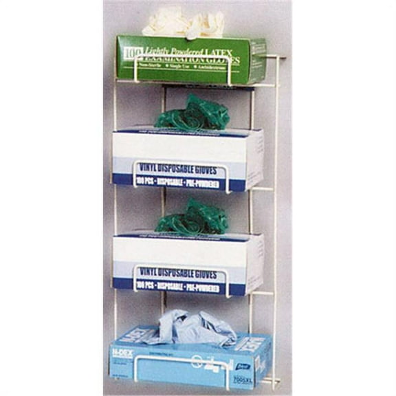 RackEm Racks 4015 24.5 in. H Top Exam Glove Dispenser Rack