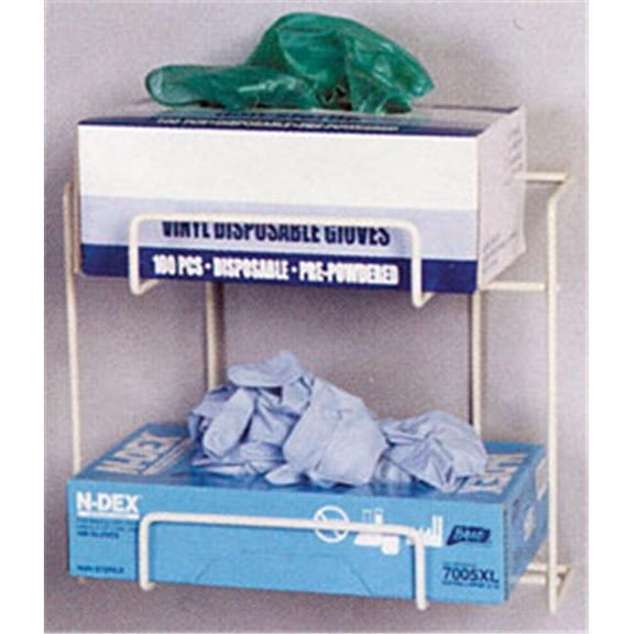 RackEm Racks  9.25 in. H Top Exam Glove Dispenser Rack