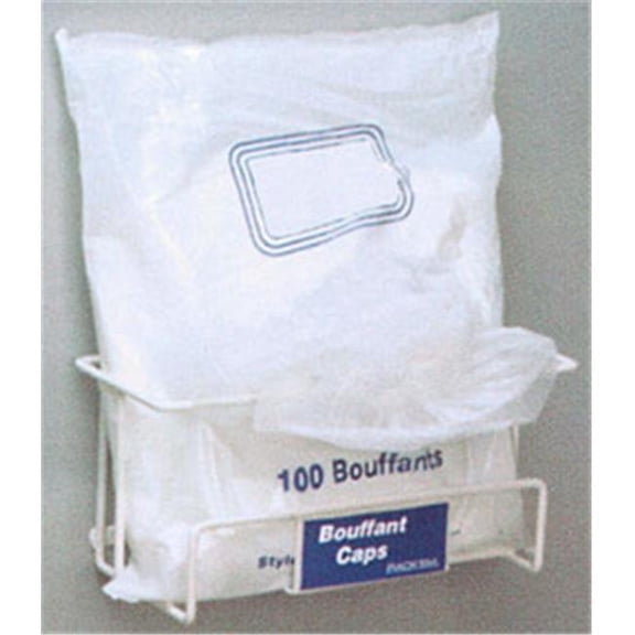 RackEm Racks  Hair Net-Bouffant-Beard Cover Dispenser Rack