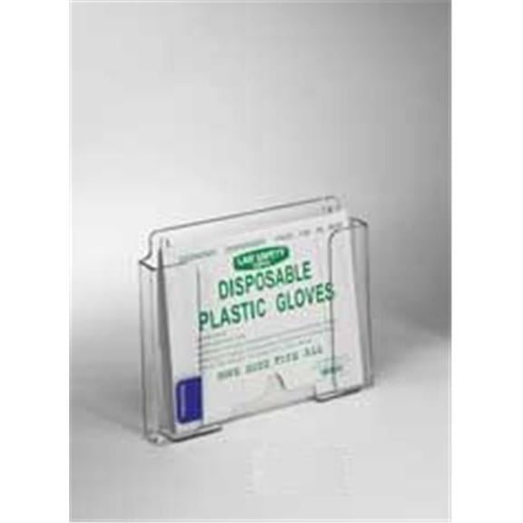 RackEm Racks  Small Poly Glove Dispenser - Clear Plastic