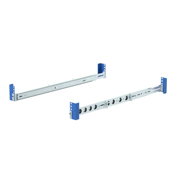 RackSolutions 1U Raven 165-A Dry Slide Rail for HP Standard Installation Depth - Compatible with HP ProLiant DL20 Gen10, Supports 2-Post and 4-Post Racks
