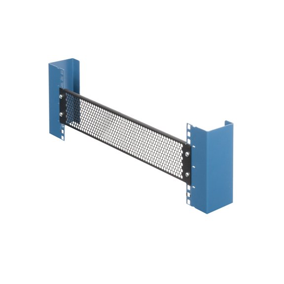 RackSolutions 2U Vented Universal Blanking Panel - Control Airflow, Reduce Noise and Vibration, Fits 19" Racks