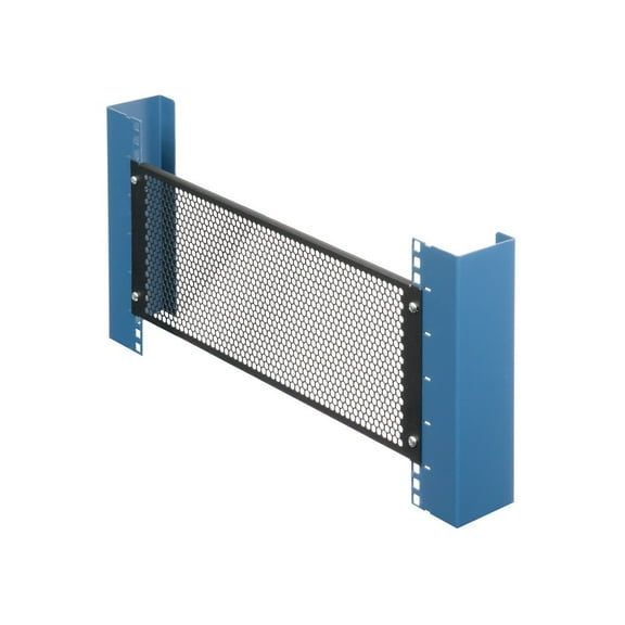 RackSolutions 4U Vented Universal Blanking Panel - Control Airflow, Reduce Noise and Vibration, Fits 19" Racks