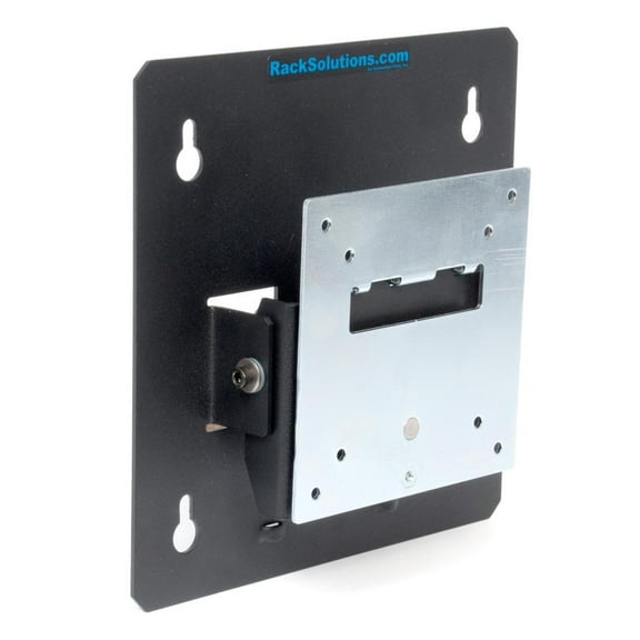 RackSolutions Universal Large Monitor Wall Mount with Tilt - VESA-E Mounting Holes (75x75, 100x100, 200x100mm) - Includes Mounting Hardware
