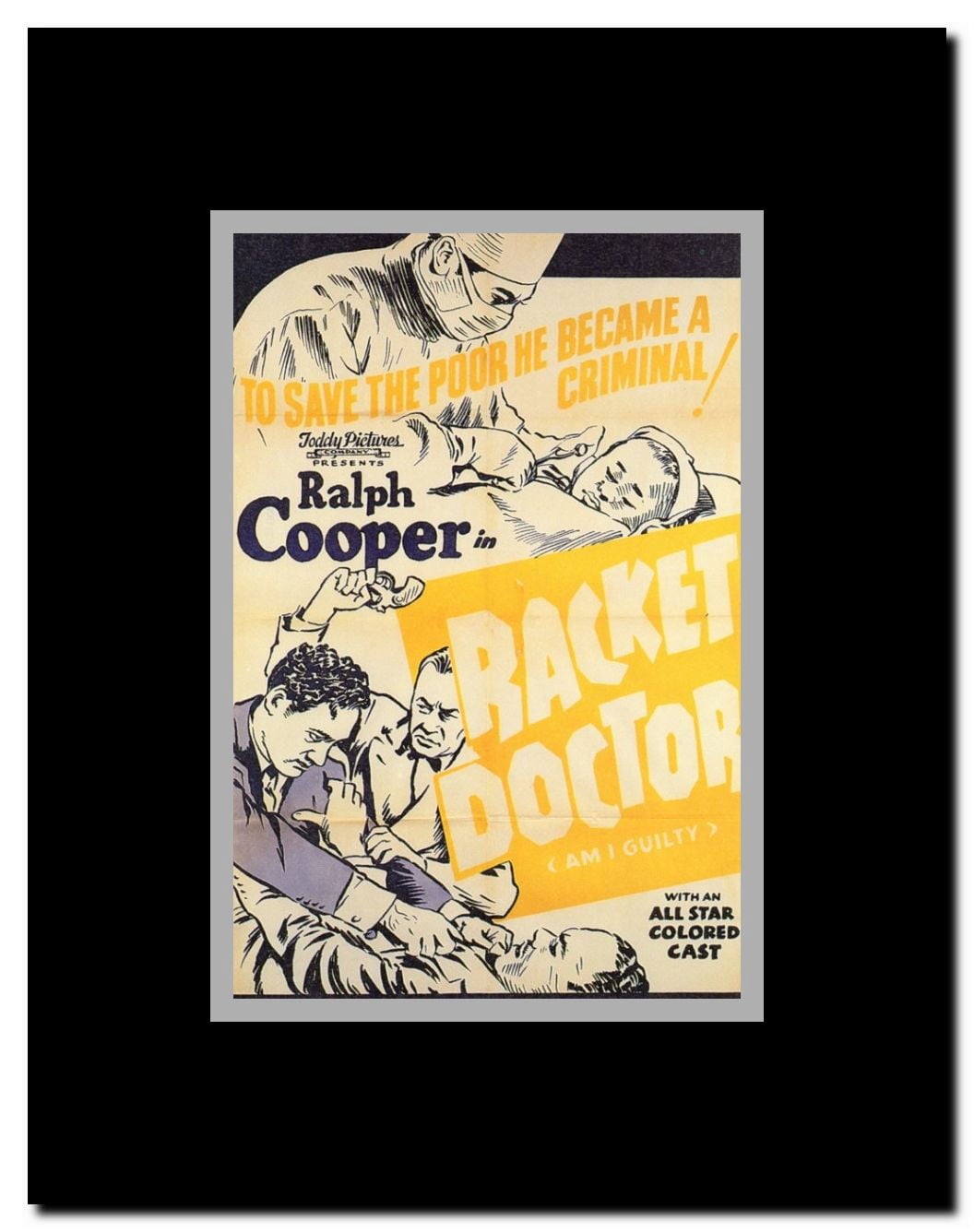 Racket Doctor Framed Movie Poster