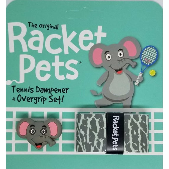 Racket Pets Elephant Overgrip Dampener Set