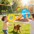 thumbnail image 1 of Racket Teen & Sucker Ball Toss & Catch Set With 1 Glow Ball 1 Non-Glow Ball 2 Rackets, Outdoor Sports Game Toy For Playground Beach Party, Family Fun Activity, 1 of 7