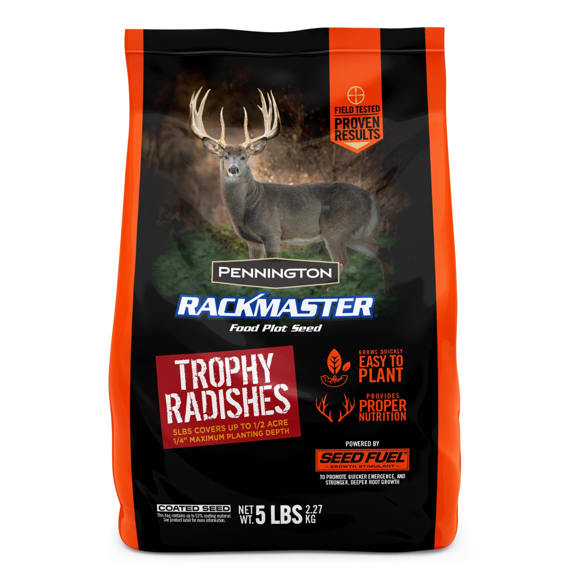 Pennington Rackmaster Trophy Radishes Food Plot Seed Mix 5 lb