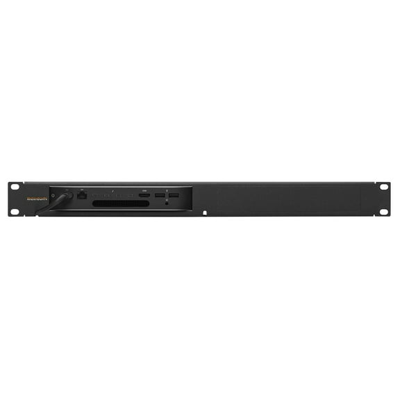 Rackmount.it - Rack Mounting Kit - Black, Ral 9004 - 1u - 19" - For Mac Mini