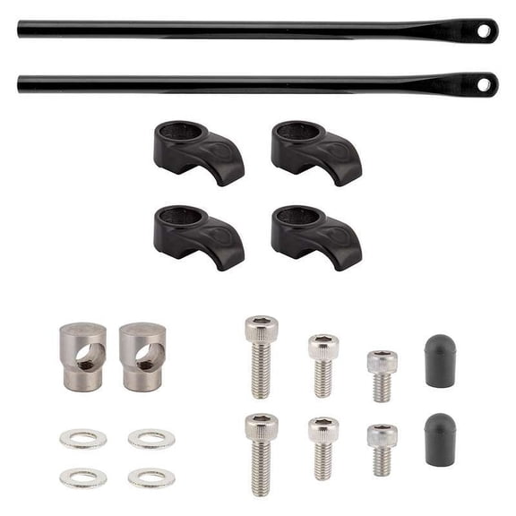 Racktime Mounting Kit Shine Evo Black Includes Strut Stays And Hardware