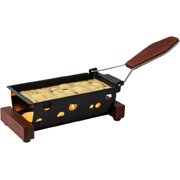 Raclette Grilling Set - Partyclette To Go Vienna Set - Suitable for Cheese, Meat, Fish, and Vegetables - Portable Non-Stick - Dishwasher Safe Wedding Registry Items