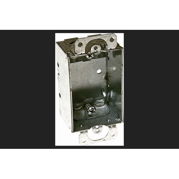 RACO Switch Box 0410 - Non-Gangable, NMSC Clamps, Adjustable - 3" x 2", 1-1/2" Deep