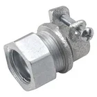 Raco 1943 Emt Coupling, 3/4 In, Squeeze, Iron, Zinc Plated, Gray