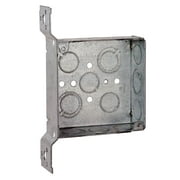 Raco 21 Cuin Square Steel 2 Gang Junction Box Gray