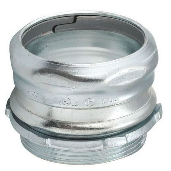Raco 2946 steel 4in EMT compression raintight coupling