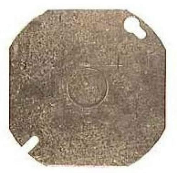 Raco 724 Octagon Blank Box Cover with Knockout by Jensen Home Improvement