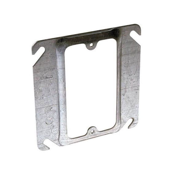 Raco Mud Ring, 1 Gang, Galvanized Zinc, Square Box Type 774