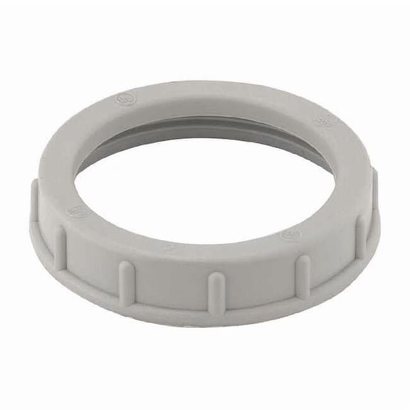 Raco IMC Bushing, 2 in, Threaded, Plastic, Plain, Gray 1408