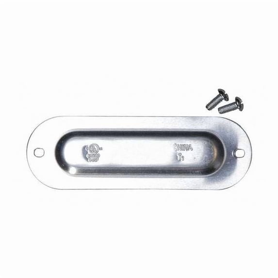 Raco Conduit Body Cover,1/2" Hub Sz.,Aluminum CSC050