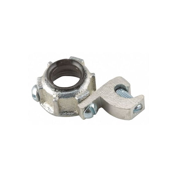 Raco Conduit Fitting Bushing, 1 in, Threaded, Iron, Plain 1214