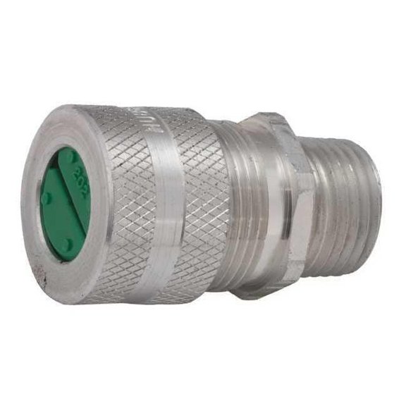 Raco Cord Connector,Silver,7/8" L,Aluminum 4801-3