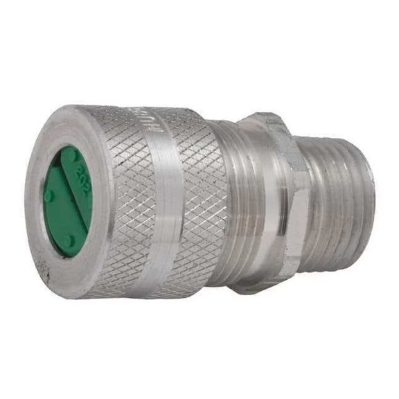 Raco Cord Connector,Silver,2-3/64" L,Aluminum 4803-5