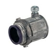 thumbnail image 1 of Raco EMT Grounding Connector, 3/4 in, Set Screw, Zinc Alloy, Plain, Gray 2635, 1 of 1