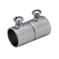 thumbnail image 1 of Raco EMT Coupling, 1/2 in, Set Screw, Steel, Zinc Plated, Gray 2022, 1 of 2