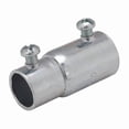 thumbnail image 1 of Raco EMT/IMC Coupling, 3/4 in, Set Screw, Steel, Zinc Plated, Gray 1433, 1 of 1
