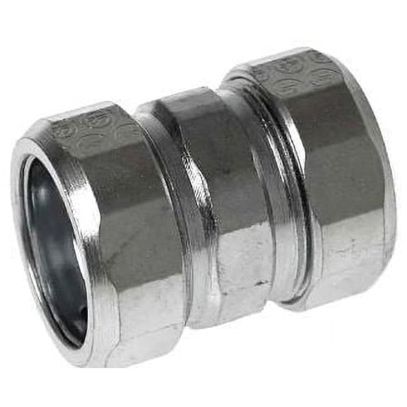 Raco IMC Coupling, 2 in, Compression, Steel, Zinc Plated, Gray 1828