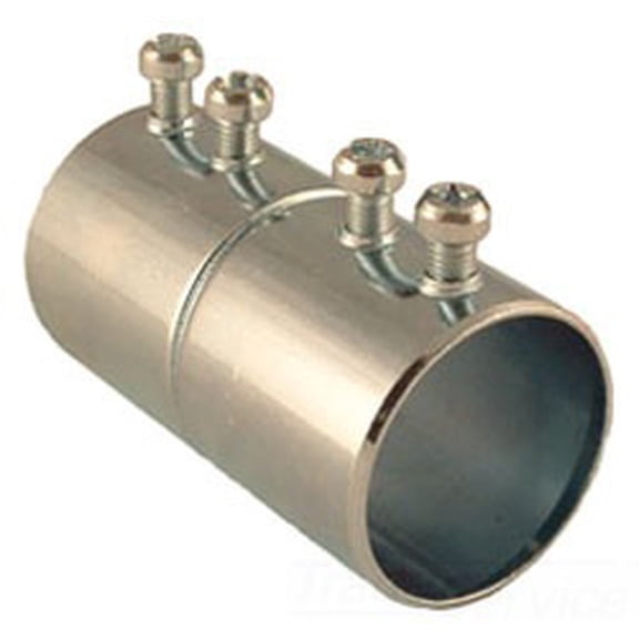 RACO 2154, EMT Coupling, 3-1/2""Emt Or Rigid/Imc Set-Screw Coupling, 1 PC
