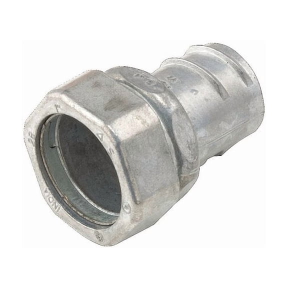 Raco EMT Coupling, 3/4 in, Compression, Zinc Alloy 1483