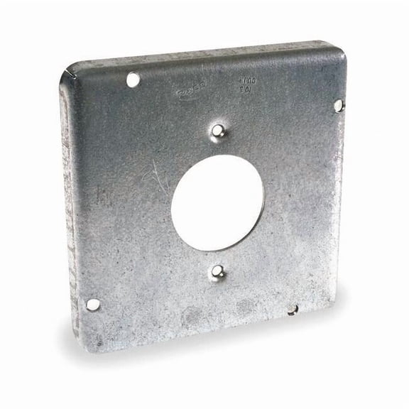 Hubbell Square Cover 4-11/16'' Exposed Work 1 Receptacle 20 Amp