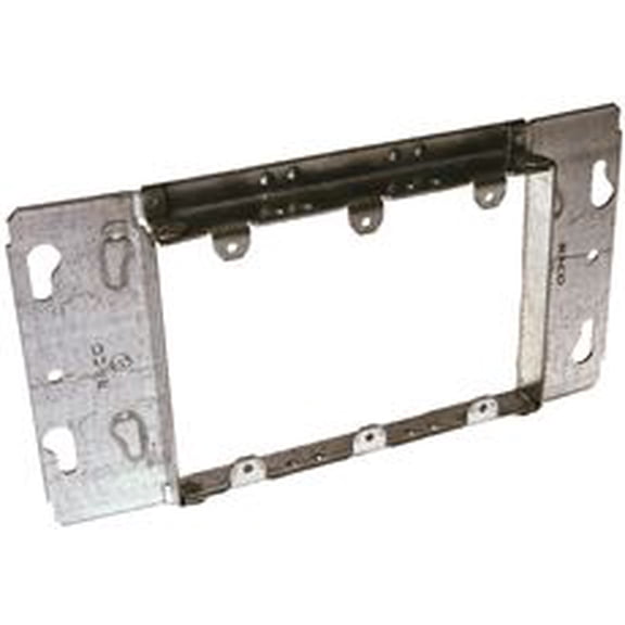 Hubbell Gang Box Mud Ring 3 Device Raised 3/4''