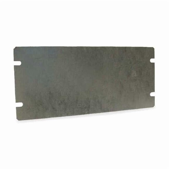 Raco Box Cover, Square Box Type, 4 Gang, Galvanized Steel, Blank Cover Type 846