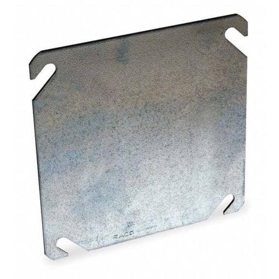 RACO 752 Square Electrical Box Cover 4-1/8" x 4-1/8" x 1/8
