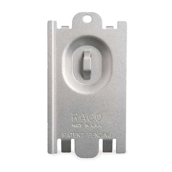 Box Cover, Masonry Box Type, 1 Gang, Galvanized Steel, Blank Cover Type 701FG