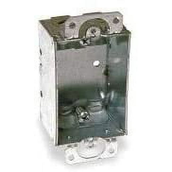 Raco Electrical Box, Galvanized Zinc, 1-1/2 Nominal Depth, 2 Nominal Width, 3 Nominal Length - 410-Pack of 10