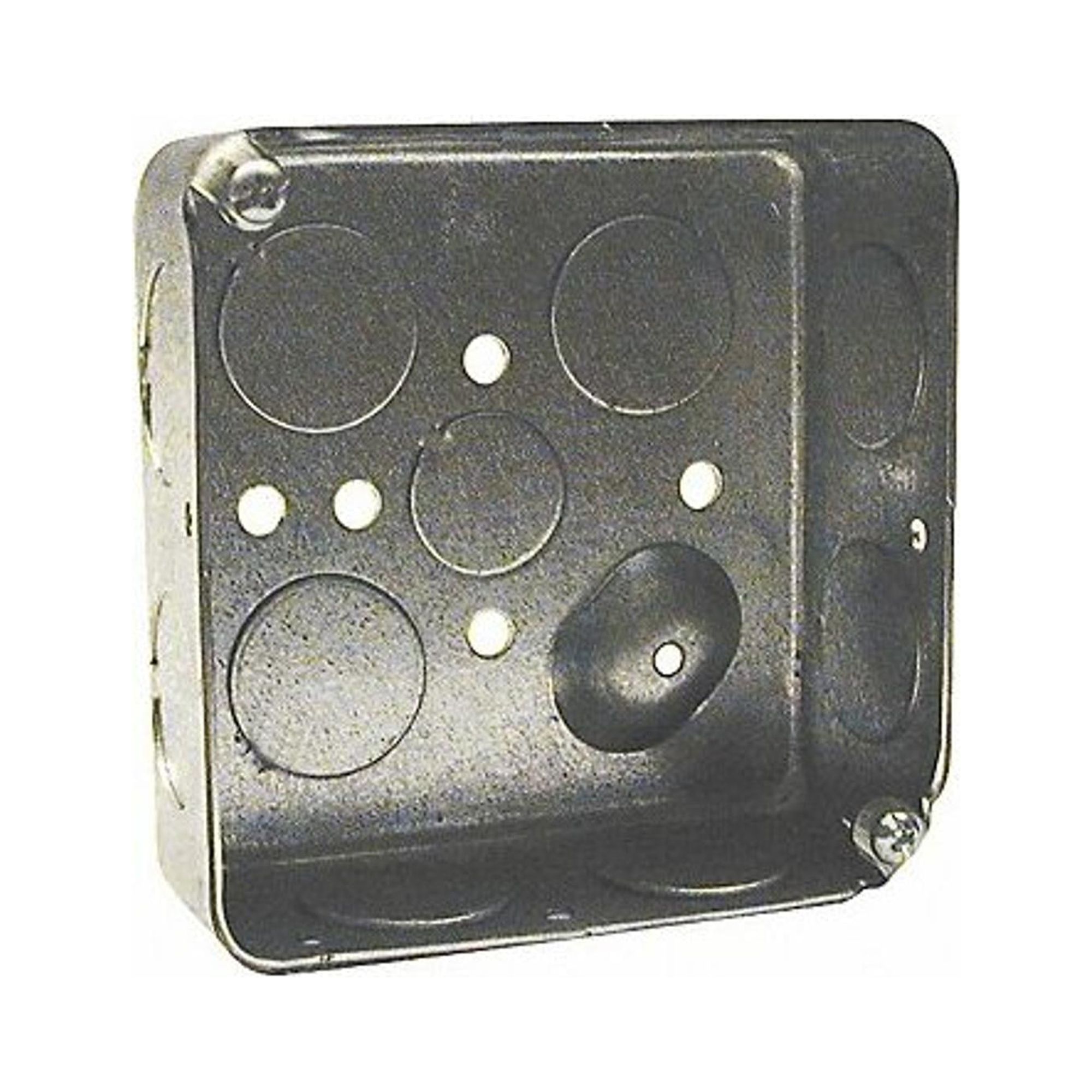 191 steel 4 square 1 1/2 deep box 3/4 knockouts 21 cubic inches 151 3/4 (t&b) qty 1/50